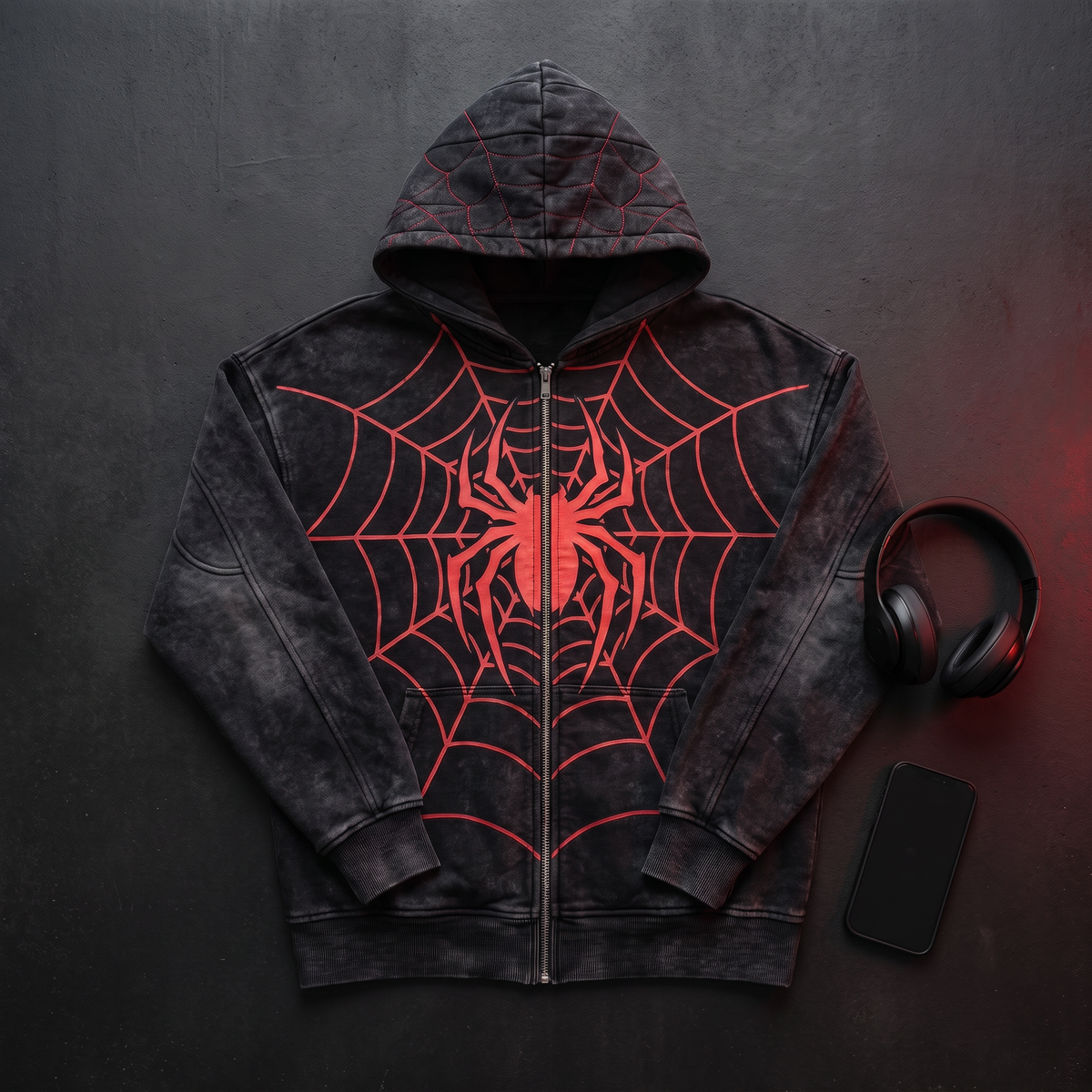 Web Headphone Hoodie